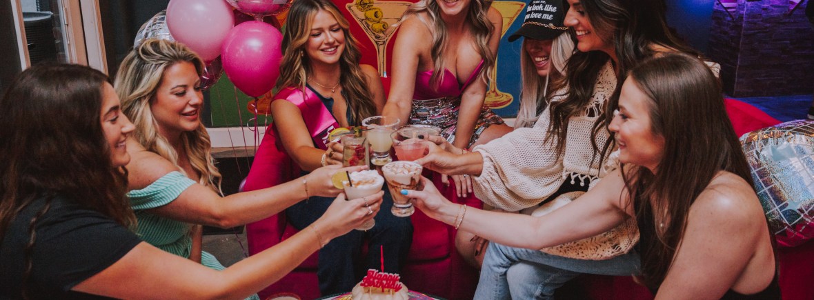 Upscale martini lounge interior at Gruene Tini’s Martini Lounge & Bar in Gruene, Texas featuring handcrafted cocktails and trendy nightlife atmosphere